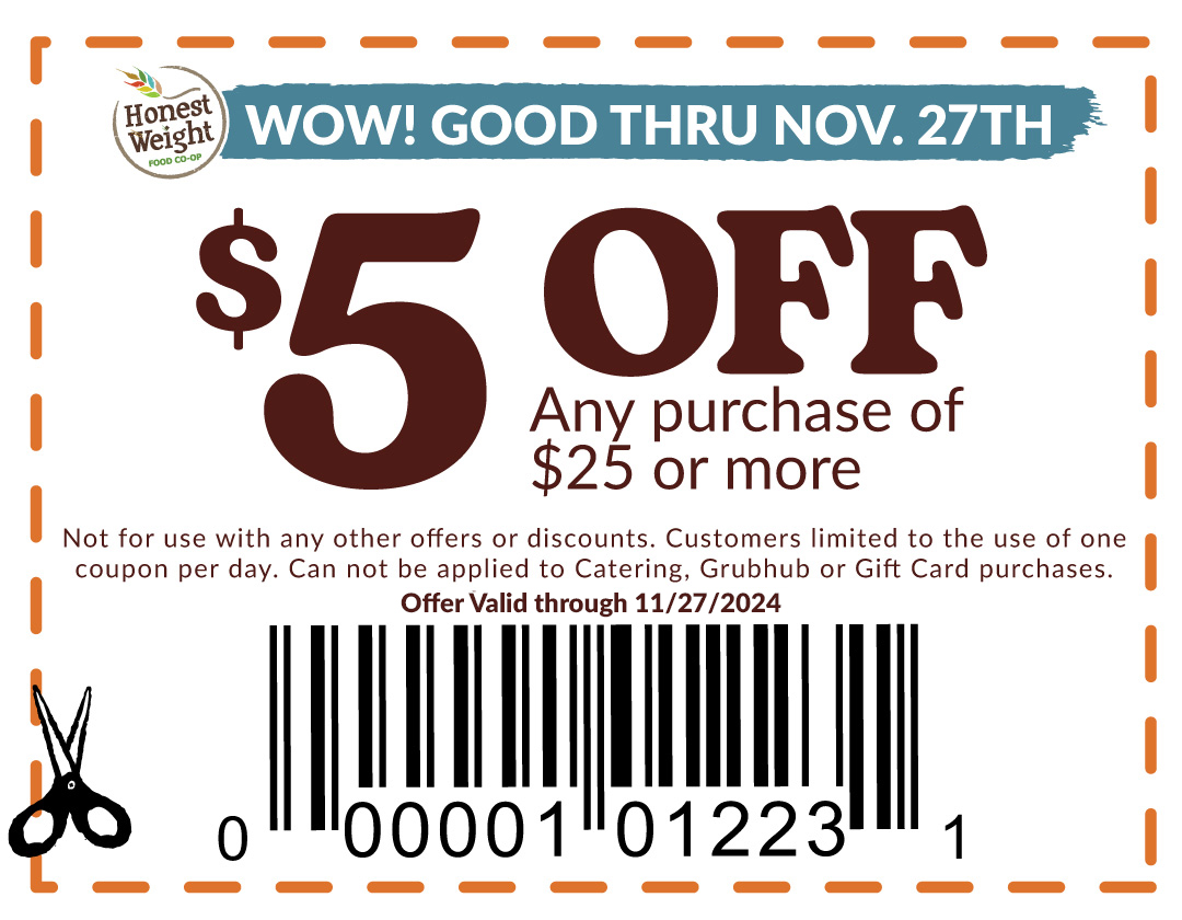 Two coupons for HWFC: $5 off $50 and $20 off $100 good through 11/22